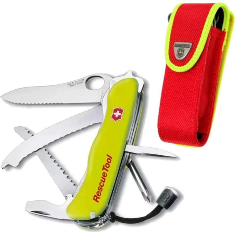 Victorinox RescueTool One Hand Multiværktøj Kniv, Neon Gul