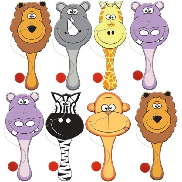 Uden mærke Ketsjer med bold i snor, ca. 22 cm