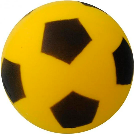 Assorteret skumbold 20 cm - gul, 1 stk