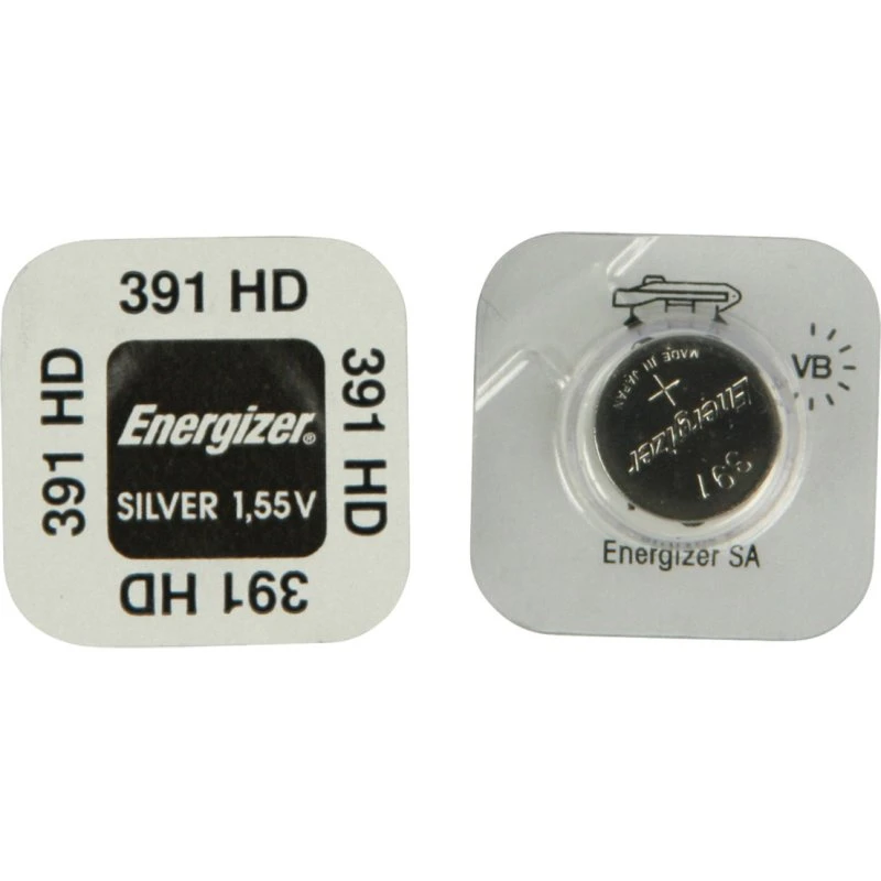 Energizer SR55 391/381 10 stk Sølvoxid Knapcellebatterier