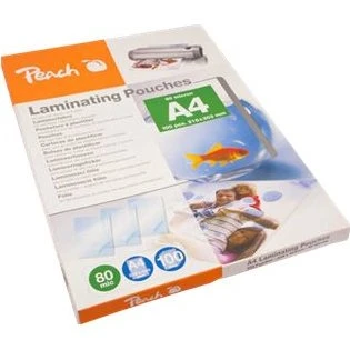 Peach Lamineringsposer A4 100-pakke, blank, PP580-02