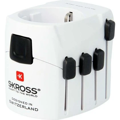 Rejseadapter Verden PRO Jordet, 1575 W, Schweiz-design