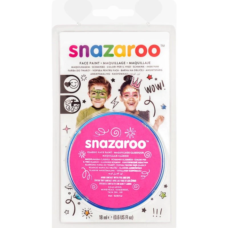 Snazaroo Ansigtsmaling 18ml Lyspink, 3+ år