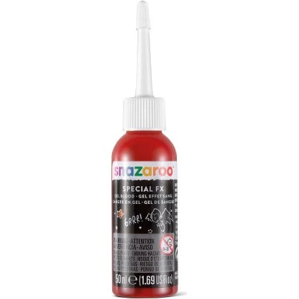 Snazaroo Blodgel 50ml Rød - Falsk Blod til Kostume