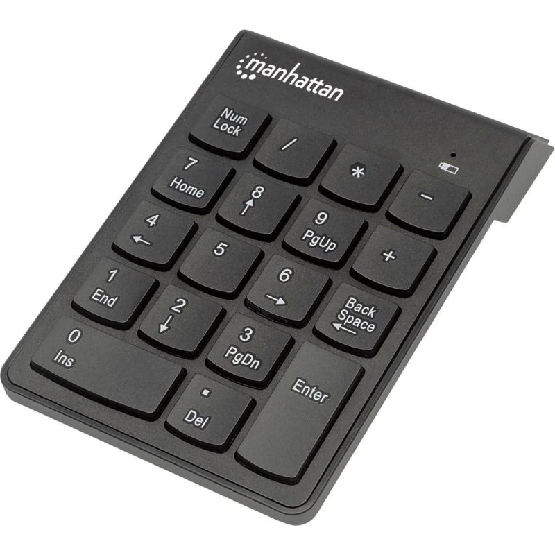 Manhattan Trådløst Numerisk Tastatur 18 Taster, Sort, 2,4 GHz