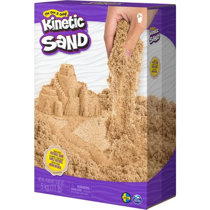 Kinetic Sand 5 kg, naturligt brunt