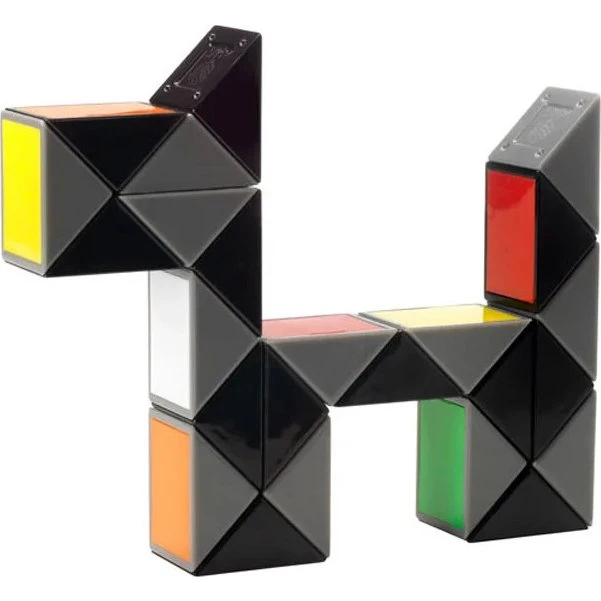 Rubiks Twistcube - Mekanisk gådespil i farverig twist-design
