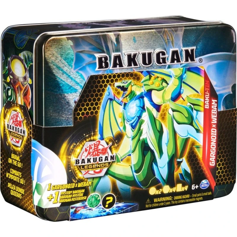 Bakugan Legends Baku-tin med Gargonoid X Webam og Bagukan