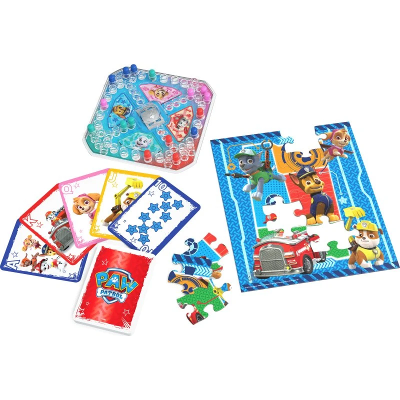 PAW Patrol 3-Pak Spil – Popper, Puzzle & Jumbo Kort