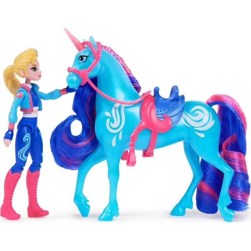 Spin Master Unicorn Academy Isabel & River - Dukke med hest