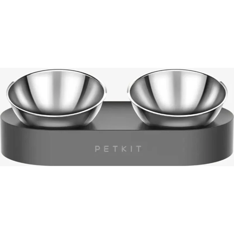 PETKIT Fresh Nano Metal dobbelt skål 0–15° justerbar