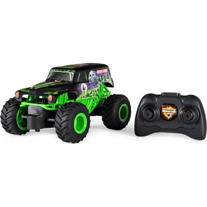 Monster Jam RC Grave Digger 1:24, Grøn og Sort