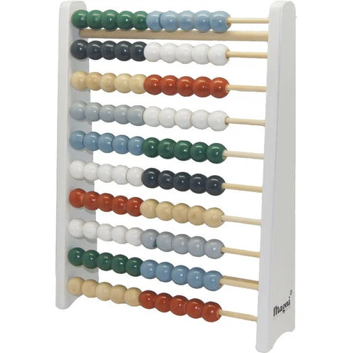 Magni Kugleramme i træ, hvid