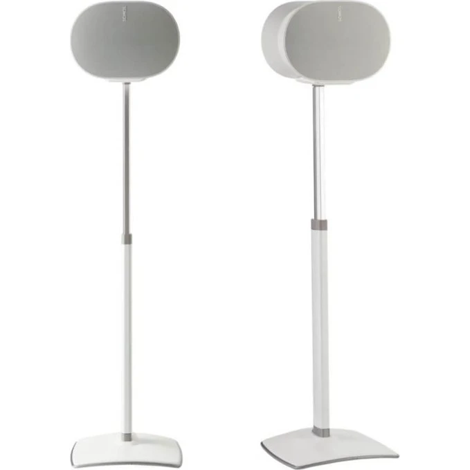 SANUS Justerbar Gulvstander for Sonos ERA 300 (Hvid, Par)
