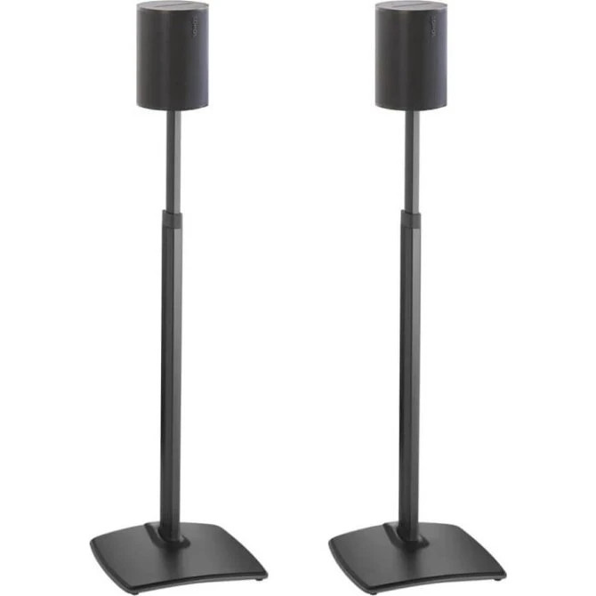 SANUS Gulvstander Justerbar til Sonos ERA 100 (Sort, 2 stk)