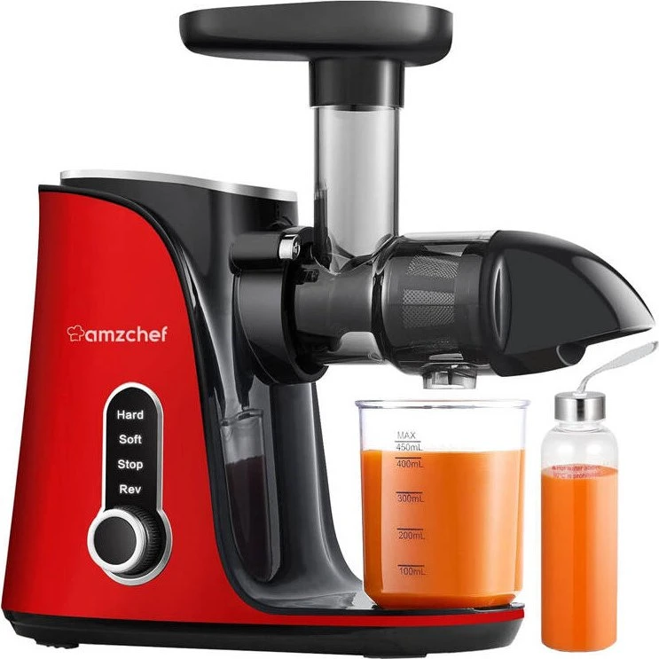 Amzchef GM3001-RD Slowjuicer 150W Rød