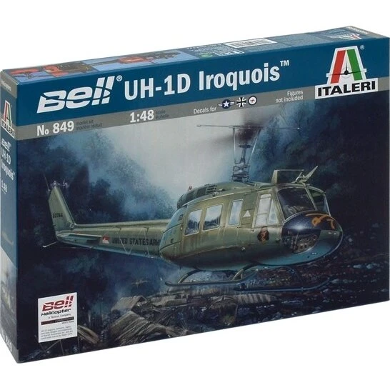 Italeri 849 UH-1D Iroquis Slick 1:48 Byggesæt