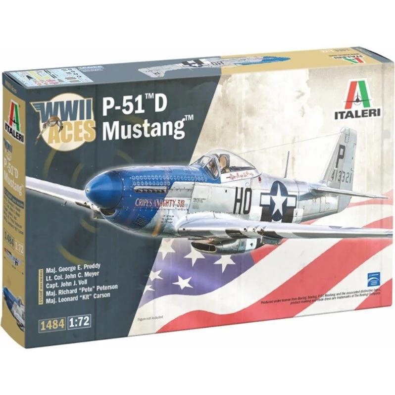 Italeri P-51D Mustang Aces 1:72 Modelfly