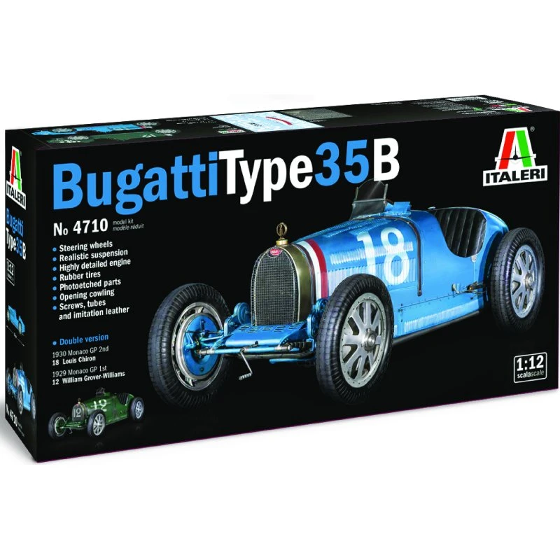 Italeri Bugatti Type 35B 1:12