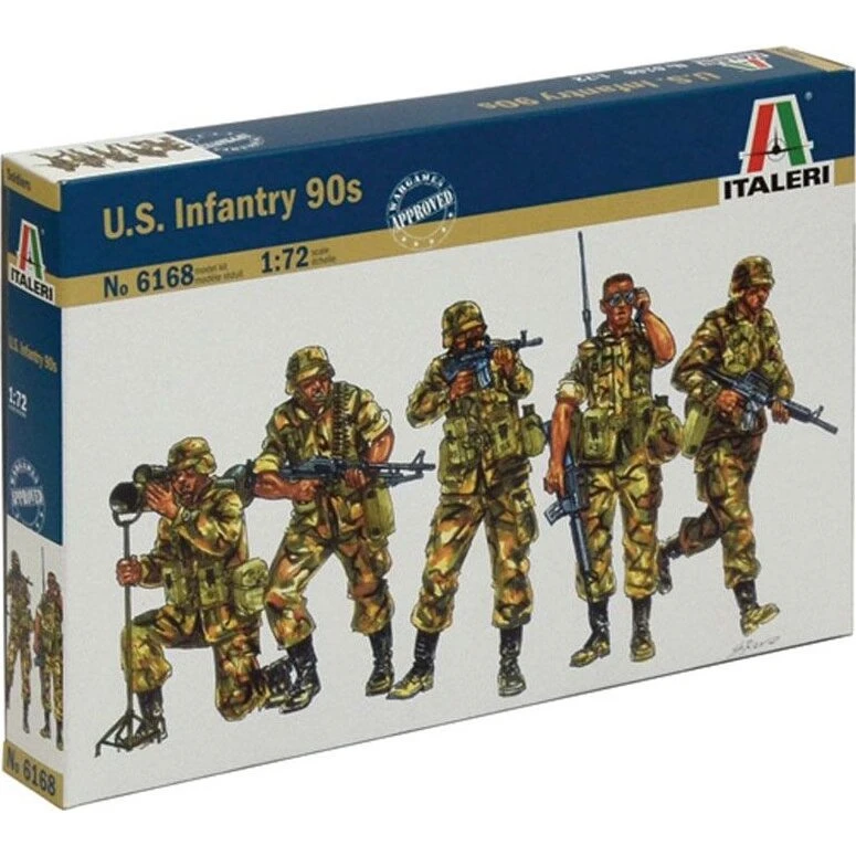 Italeri U.S. American Infantry 90s Model Soldater 1:72