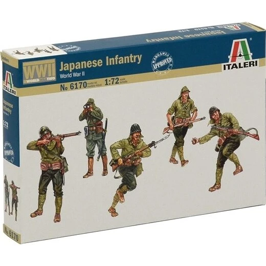 Italeri WWII Japansk Infanteri 1:72 - Byggesæt