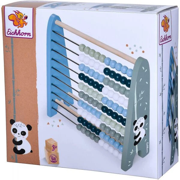 Eichhorn Abacus kugleramme 10 rækker blå/grå, FSC (3+ år)