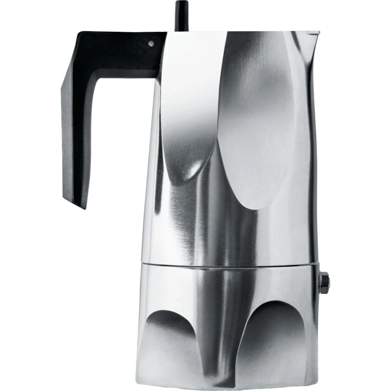 Alessi Ossidiana Espressokande 3 kopper, Aluminium