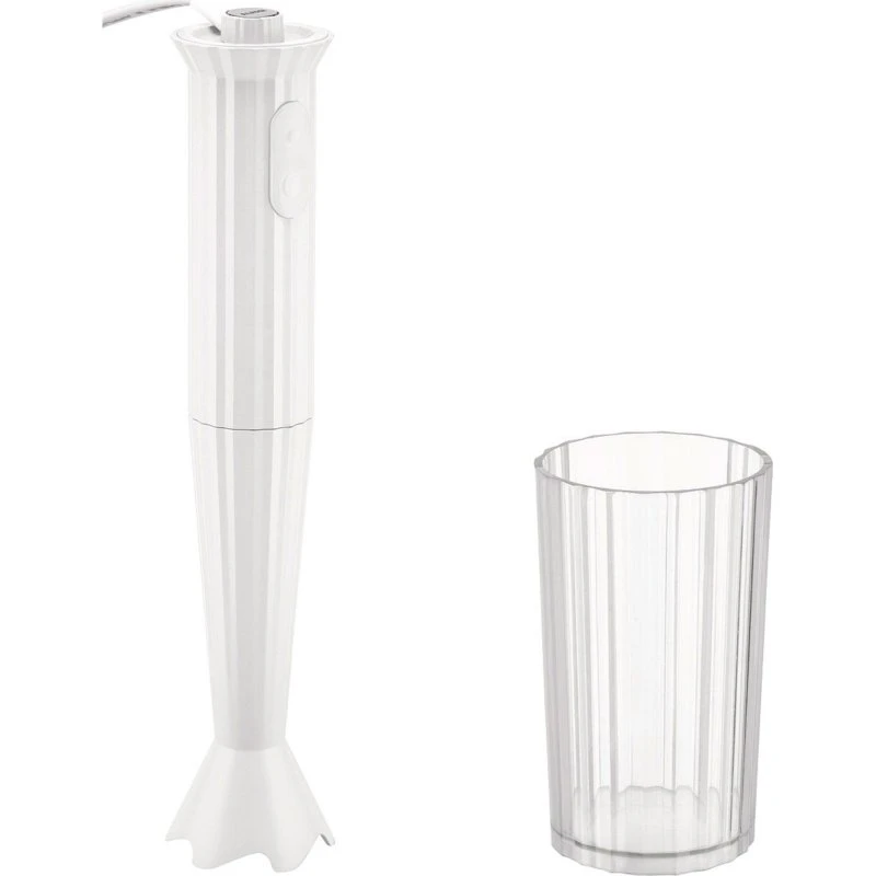 Alessi MDL10 Plissé Stavblender, Hvid