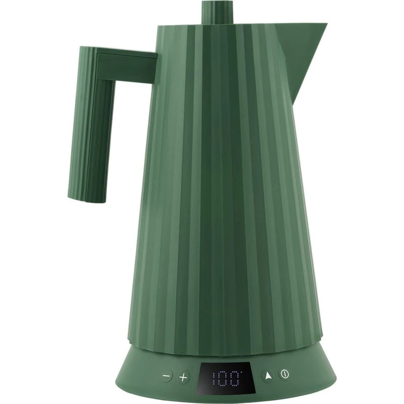 Alessi Plisse Elkedel 1,7 L grøn med temperaturkontrol