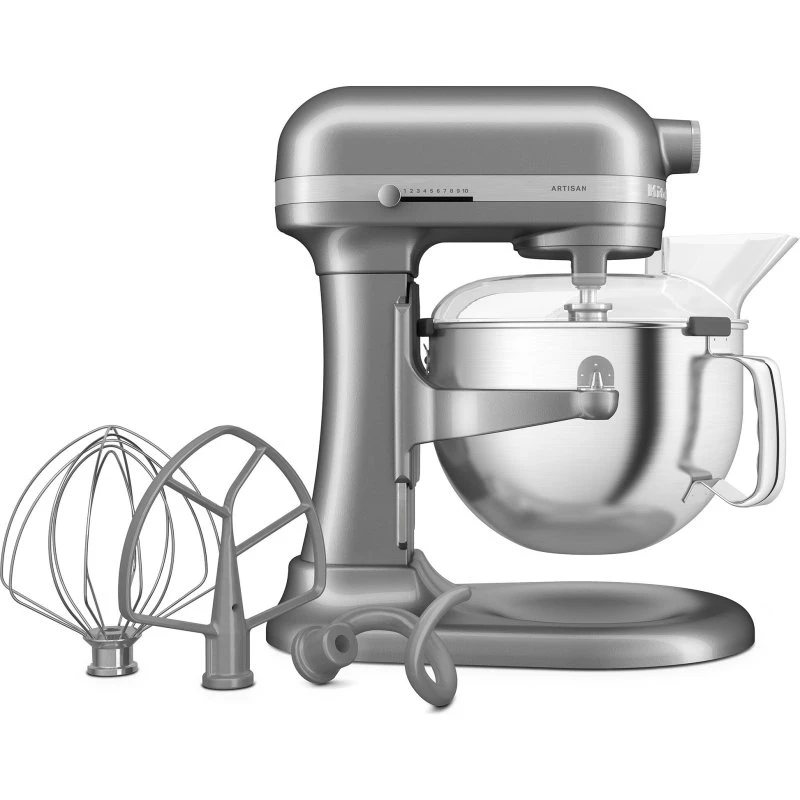 KitchenAid Artisan 5KSM60SPX 5,6L sølv køkkenmaskine med løftearm