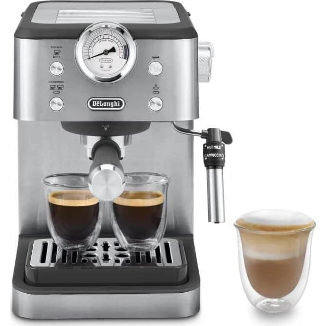 De'Longhi Linea Classic Semi-automatisk Espressomaskine, 1,7 L, Sølv