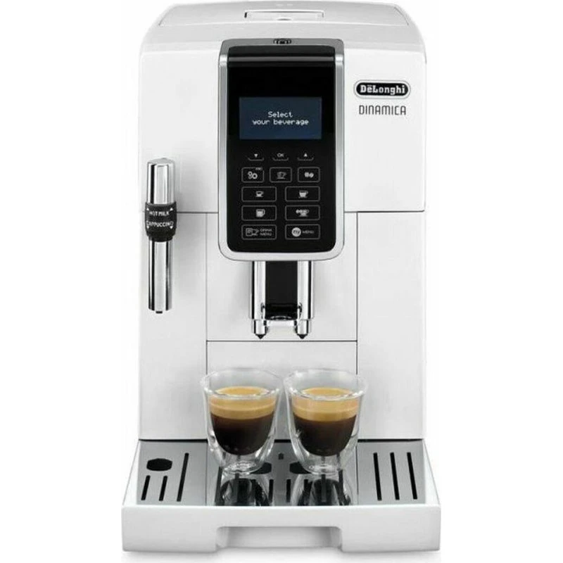 DeLonghi Dinamica ECAM 350.35.W Superautomatisk Kaffemaskine, Hvid