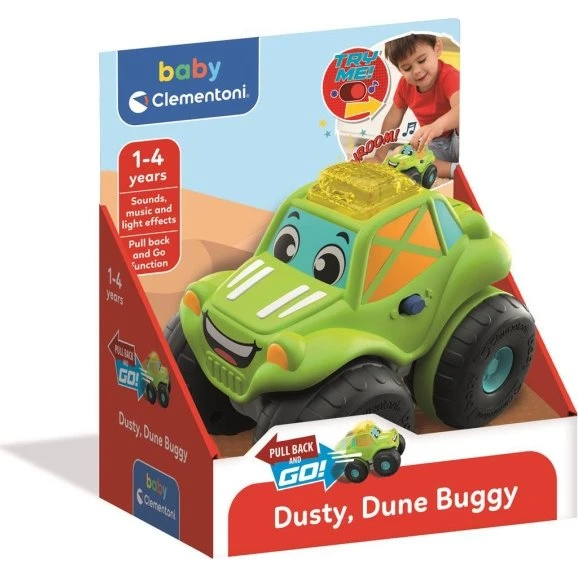 Clementoni Stunt Wheels Dune Buggy Pullback Bil