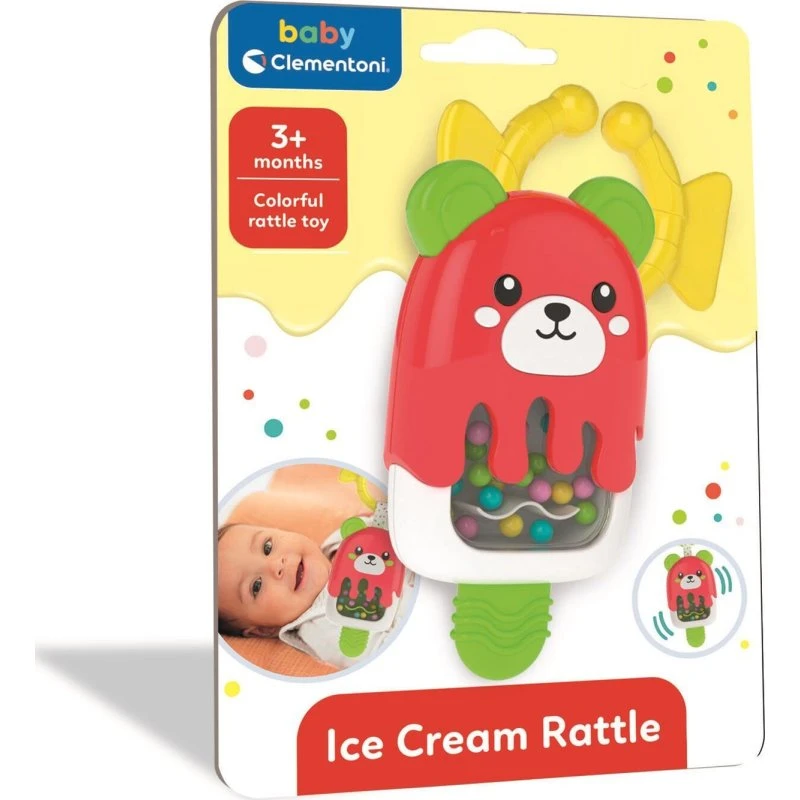 Clementoni Rattle Ice Cream – 3 måneder+