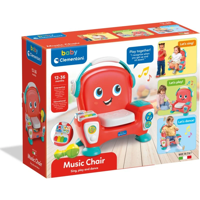 Clementoni Musik Børnestol 12+ måneder
