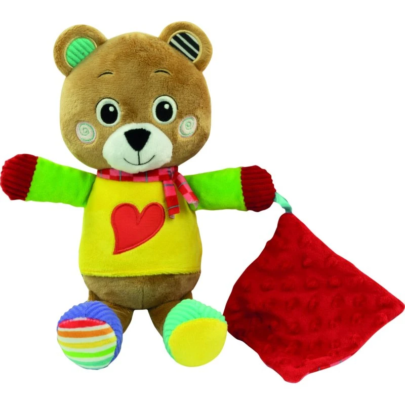 Clementoni Bjørne Bamse Bob - 31 cm, blød og tryg ven