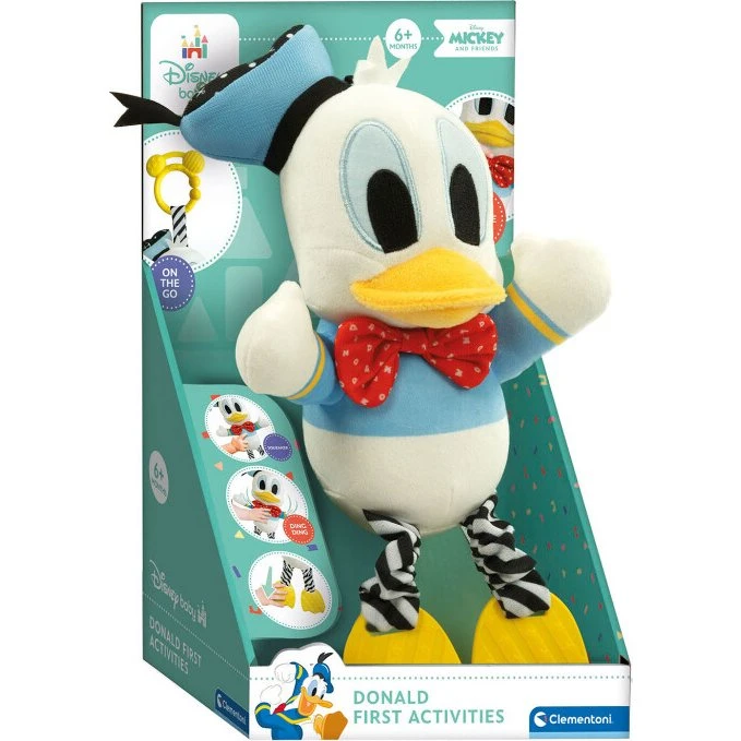 Clementoni Anders And Bamse - Disney Baby, Lyse Farver, 6+ Måneder