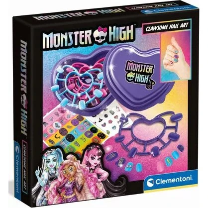 Clementoni Monster High Clawsome Nail Art - Neglesæt til Børn