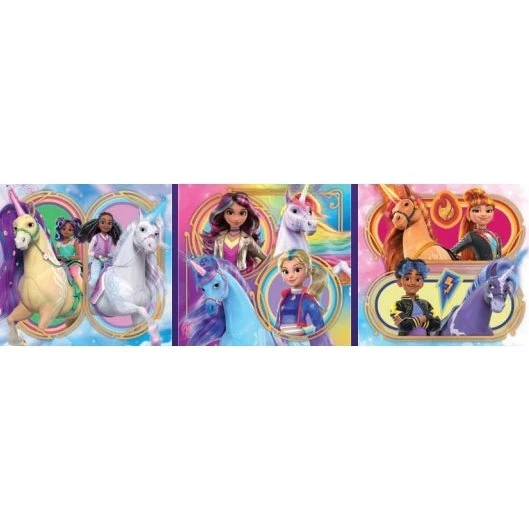 Clementoni Unicorn Academy 3x48 Pcs Puslespil