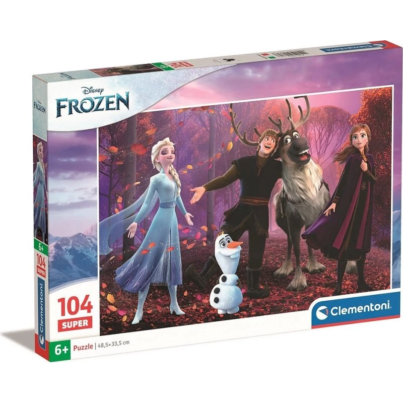 Clementoni Disney Frozen 104-brikkers Syngende Puslespil