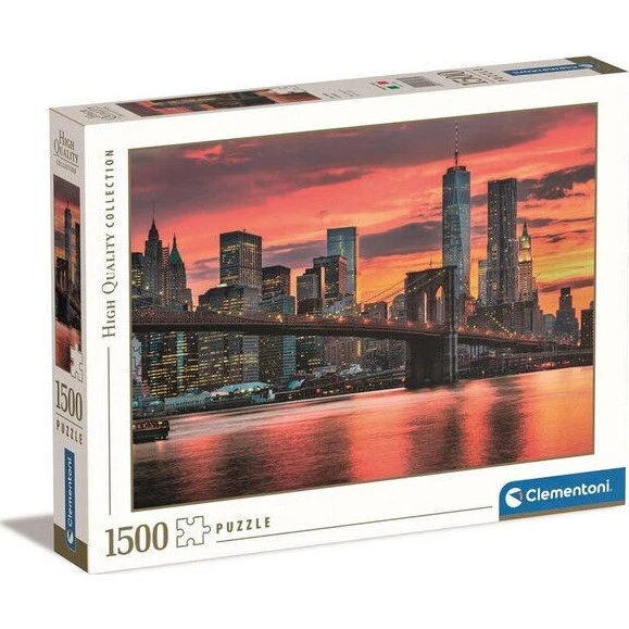 Clementoni East River at Dusk 1500 Brikker - Puslespil til voksne