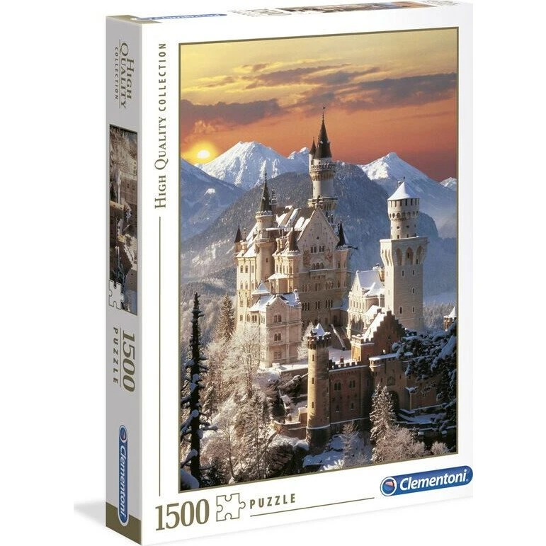 Clementoni Neuschwanstein Puslespil 1500 Brikker