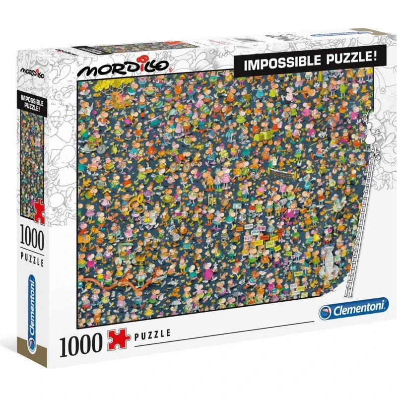 Mordillo Impossible Puzzle 1000 brikker