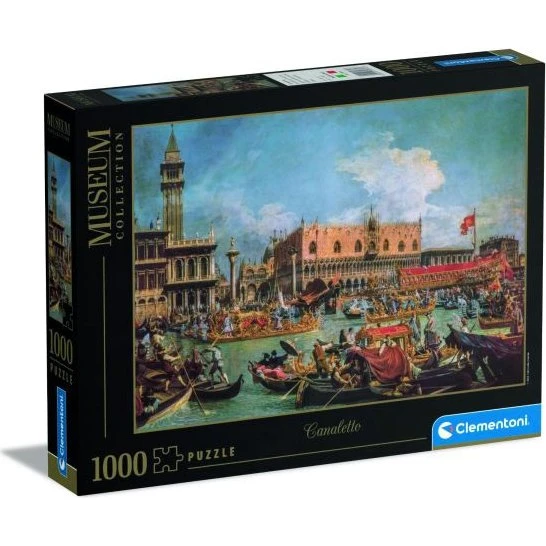 Clementoni Museum Puslespil 1000 Brikker - Canaletto: The Return of the Bucentaur