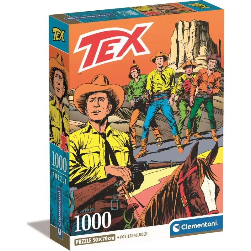 Clementoni Tex 1000 Brikker Puslespil
