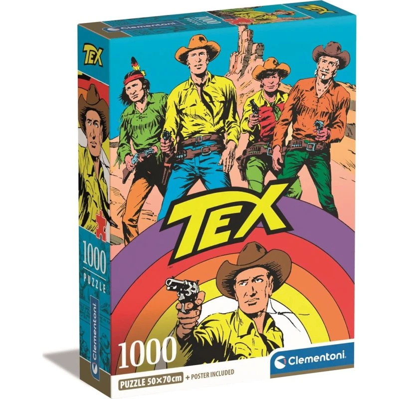 Clementoni Tex Puslespil 1000 Brikker