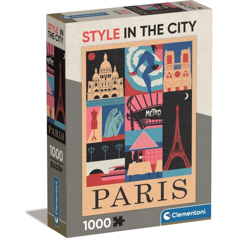 Clementoni Paris Puslespil 1000 Brikker