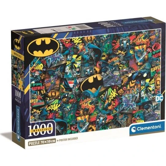 Clementoni Batman Puslespil 1000 Brikker