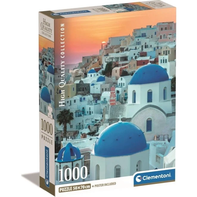 Clementoni Santorini 1000 Brikker Puslespil