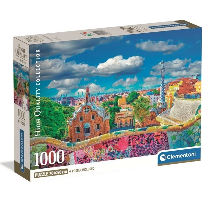 Clementoni Park Güell Barcelona 1000 Brikker